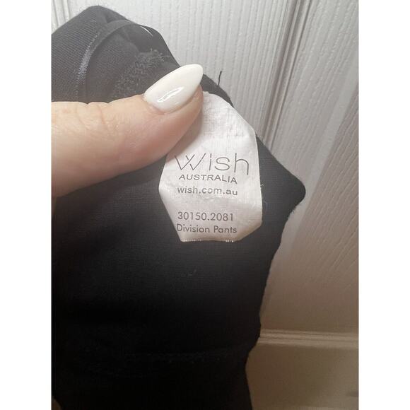 Women’s Two Tone Division Pants Black Wish Aus 10 Small Leggings Dress Pants - Picture 7 of 8